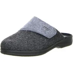 Comfort Herren Hausschuhe Schwarz - Schwarz