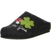 Tofee Damen Hausschuhe (Kleeblatt) Anthrazit - Anthrazit