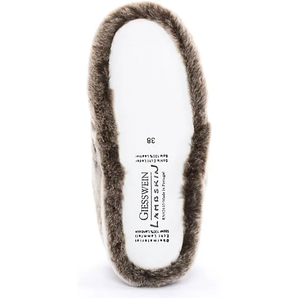 Giesswein Fell-Hausschuhe Gaschurn Hausschuhe - Braun/beige â Bild 11