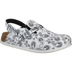BIRKENSTOCK Professional Berufsschuhe Kay SL Paisley - Schwarz/weiß