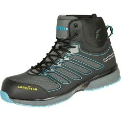 Goodyear Sicherheitsschuhe S3 Schwarz/blau - Schwarz/blau