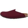 Birkenstock Amsterdam Wollfilz Schmal Clogs Unisex Erwachsene Hausschuhe - Rot