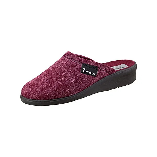 SALIHA® Hausschuhe Silvi Wollfilz - Bordeaux