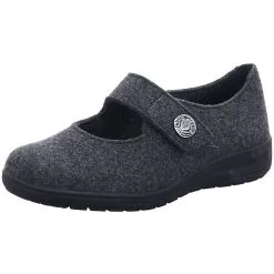 Solidus Hausschuh Kate - Weite K Hausschuhe - Anthrazit