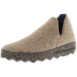 Asportuguesas CITY P018003031 Damen Hausschuhe Slipper Naturwollfilz Beige/taupe - Beige