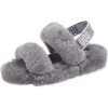 Ugg W Oh Yeah Lammfell-Hausschuhe - Grau