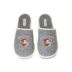 Adelheid Prachtkerl Filzpantoffel - Grau