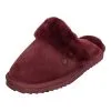 Warmbat Flurry Suede Lammfell-Hausschuhe - Rot