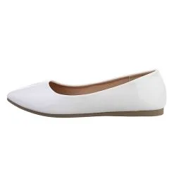 Ital-Design Klassische Ballerinas , Flach,