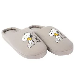 United Labels The Peanuts Hausschuhe Und Snoopy - Little Cutie Puschen Slipper Pantoffeln Hausschuhe - Grau
