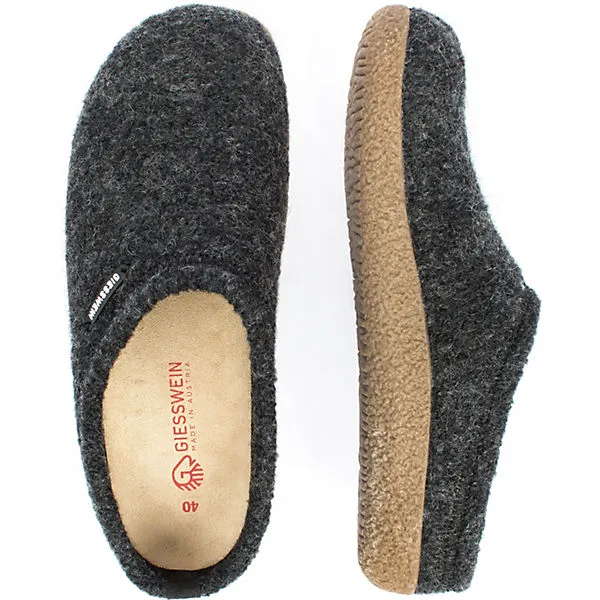 Giesswein Hausschuh Veitsch Hüttenschuhe - Anthrazit – Bild 3