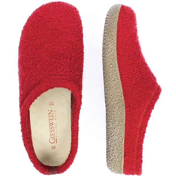 Giesswein Hausschuh Veitsch Hüttenschuhe - Rot – Bild 3