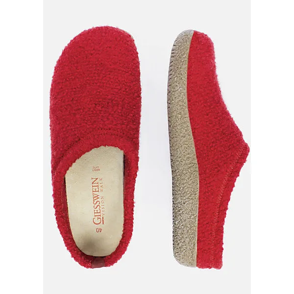 Giesswein Hausschuh Veitsch Hüttenschuhe - Rot – Bild 10