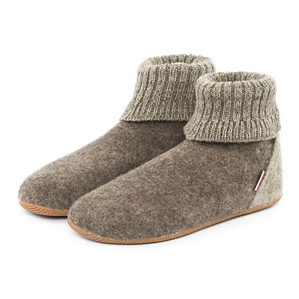 Giesswein Hüttenschuhe Wildpoldsried Hüttenschuhe - Taupe – Bild 4